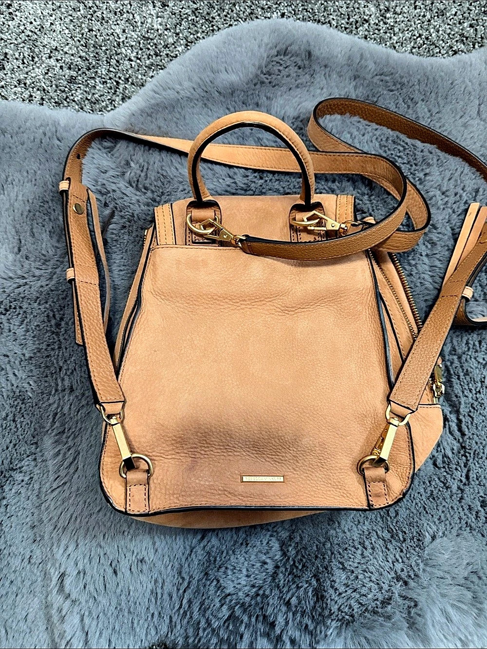 Rebecca Minkoff Julian Backpack Leather Brown - Picture 2 of 4